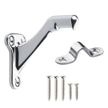 Load image into Gallery viewer, Polished Chrome By Hand Standard Handrail Bracket, 3&quot;L*2&quot;W*2-7/8&quot;H, Zinc Alloy Bracket for Handrail Trim, 3-Pack, Triumph Hardware
