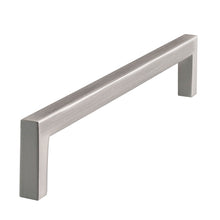 Load image into Gallery viewer, Dresser Silver handles - Hardware square drawer handles -Brashed Satin Nickel Hardware handles, cabinet handles in packs of 10, Triumph Hardware
