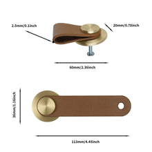 画像をギャラリービューアに読み込む, European Leather Drawer Furniture Handles Leather Cabinet Knob Handles &amp; Kitchen Cabinet Door Handles 6 Pack Handle Hardware Dresser Handles Triumph Hardware
